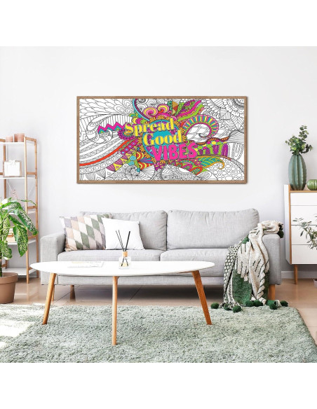Póster de Colorear Gigante Naozinebi 63.5x127cm Motivacional Póster de Colorear Gigante Naozinebi 63.5x127cm Motivacional