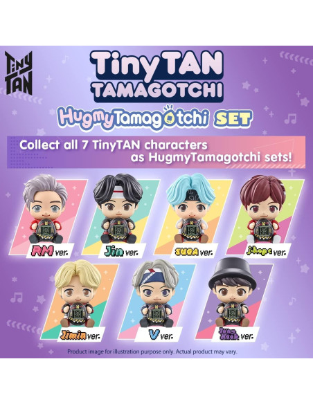 Tamagotchi Nano BTS TinyTAN Hugmy RM - Figura Vinilo 10cm