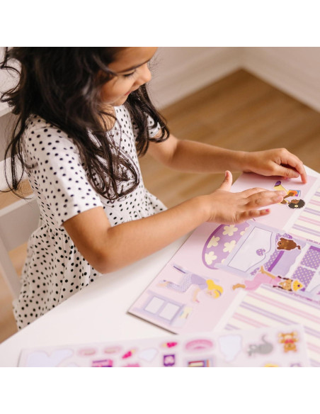 Juego de Almohadillas de Pegatinas Reutilizables Melissa & Doug - Casa de Jugar Juego de Almohadillas de Pegatinas Reutilizables Melissa & Doug - Casa de Jugar