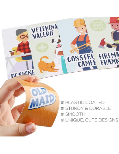 Juegos de Cartas para Niños LotFancy - 6 Barajas Educativas