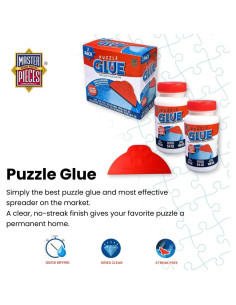 Pegamento para Rompecabezas MasterPieces 300 ml con Espátula 2