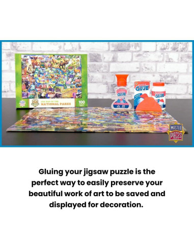 Pegamento para Rompecabezas MasterPieces 300 ml con Espátula