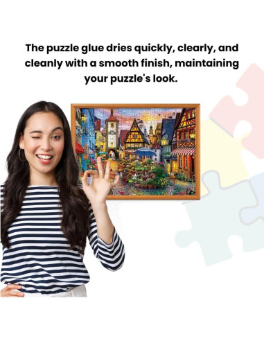 Pegamento para Rompecabezas MasterPieces 300 ml con Espátula