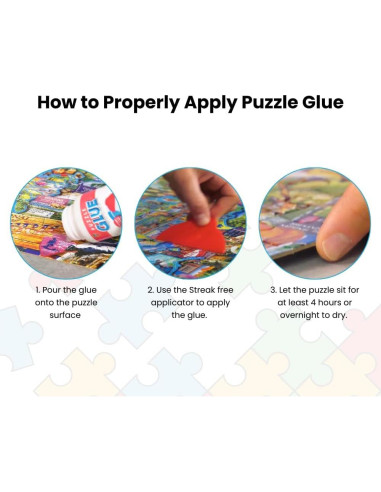 Pegamento para Rompecabezas MasterPieces 300 ml con Espátula