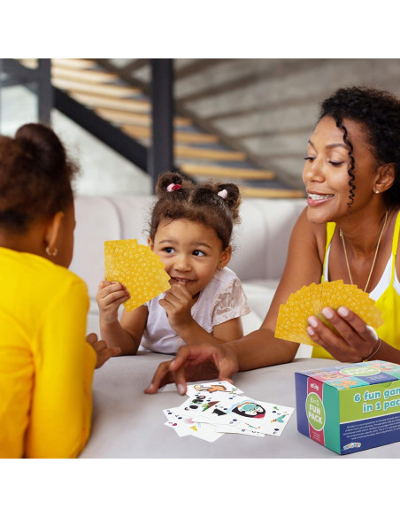 Juegos de Cartas para Niños LotFancy - 6 Barajas Educativas Juegos de Cartas para Niños LotFancy - 6 Barajas Educativas