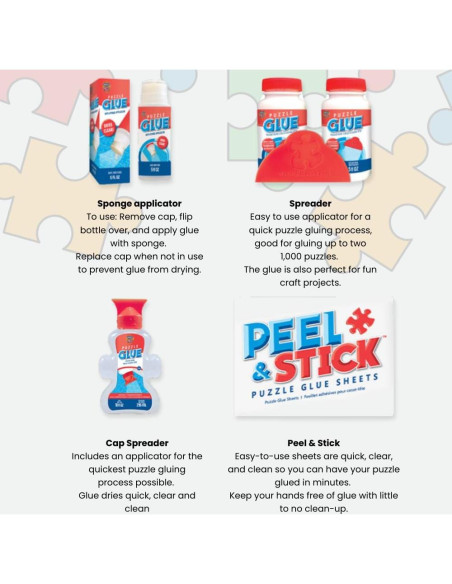 Pegamento para Rompecabezas MasterPieces 300 ml con Espátula