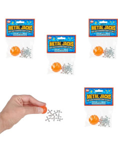 Juego de Jacks de Metal The Dreidel Company - Set 4 Piezas 2