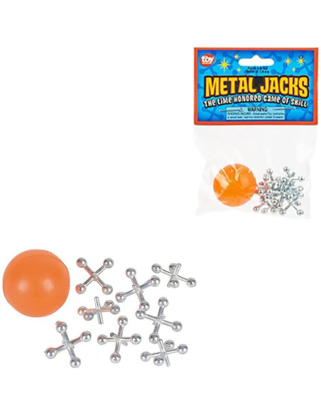 Juego de Jacks de Metal The Dreidel Company - Set 4 Piezas