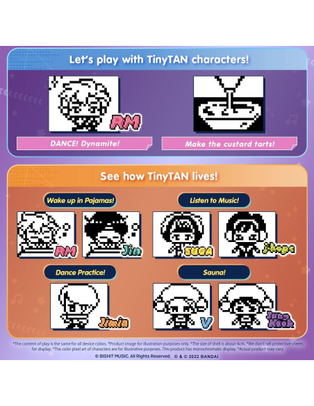 Tamagotchi Nano BTS TinyTAN Hugmy RM - Figura Vinilo 10cm