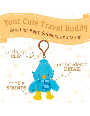 Peluches Clip-On-Pals Kids Preferred Ravenclaw 10 cm