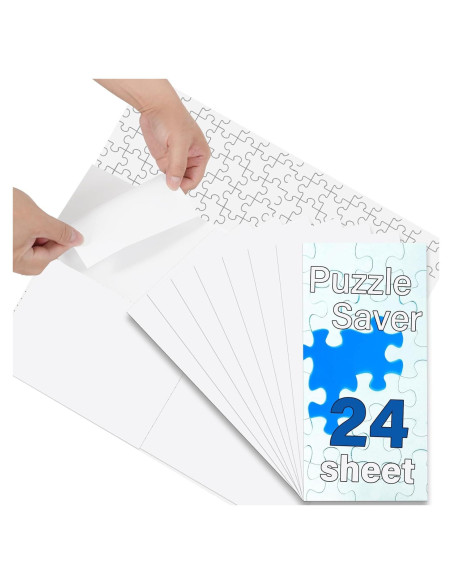 Hojas de Pegamento KOSTBAR para Rompecabezas 24 Piezas 37.4x17.8cm Hojas de Pegamento KOSTBAR para Rompecabezas 24 Piezas 37.4x17.8cm