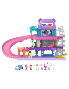 Juego de Autocine Polly Pocket Pollyville con 2 Muñecas y Accesorios
