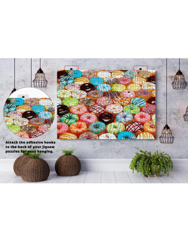 Hojas Autoadhesivas para Rompecabezas WISHDIAM - 18 PCS