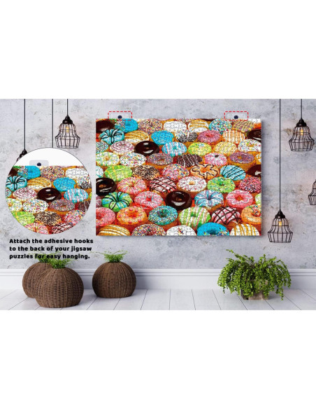 Hojas Autoadhesivas para Rompecabezas WISHDIAM - 18 PCS