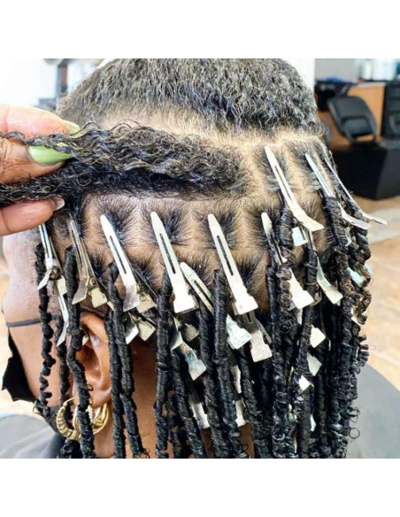 80 Clips de Pelo de Metal Qoneyik 45mm para Estilizar 80 Clips de Pelo de Metal Qoneyik 45mm para Estilizar