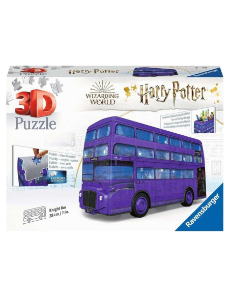 Rompecabezas 3D Autobús Noctámbulo Ravensburger - 216 Piezas