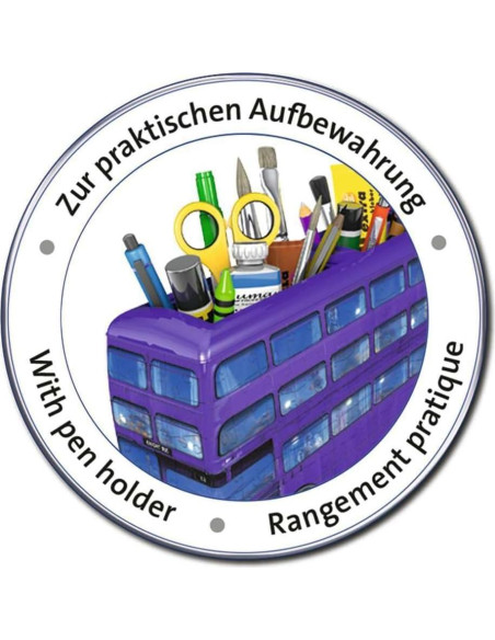 Rompecabezas 3D Autobús Noctámbulo Ravensburger - 216 Piezas