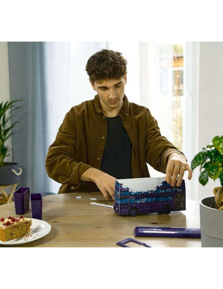 Rompecabezas 3D Autobús Noctámbulo Ravensburger - 216 Piezas