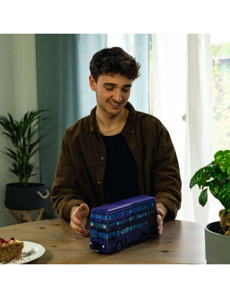 Rompecabezas 3D Autobús Noctámbulo Ravensburger - 216 Piezas