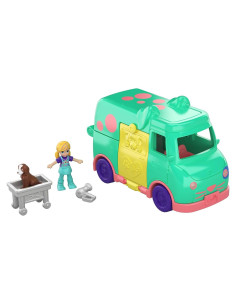 Vehículo de Peluquería de Mascotas Pollyville Mattel