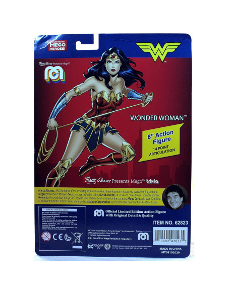 Figura de Acción Mujer Maravilla 20.32 cm Mego 62823