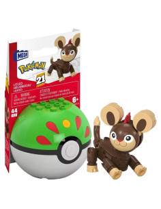Juguete de Construcción Litleo Pokémon Mattel 44 Piezas