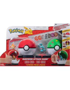 Juego de Ataque Sorpresa Pokémon Jazwares - Chimchar vs Wynaut 2