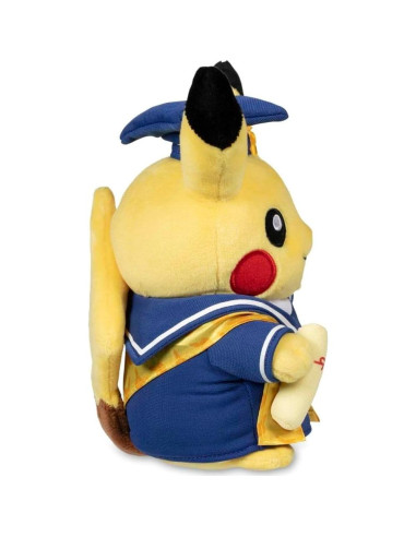 Peluche Pikachu Graduado 20 cm - Centro Pokémon Original