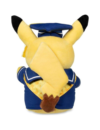 Peluche Pikachu Graduado 20 cm - Centro Pokémon Original