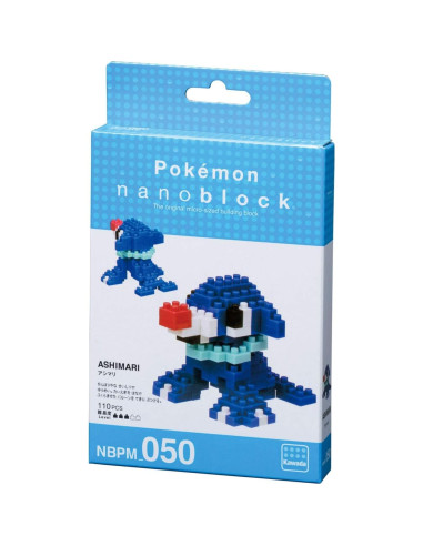 Nanoblock Pokémon Popplio Kit de Construcción 110 Piezas