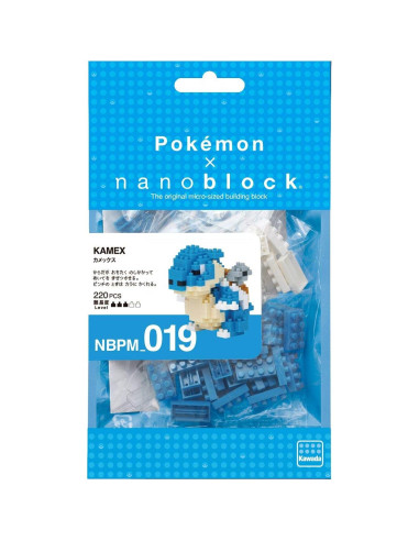 Nanoblock Set de Construcción Venusaur y Blastoise - 380 Piezas