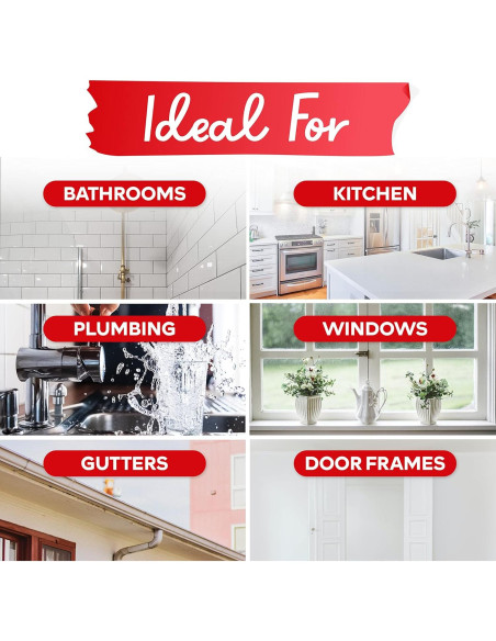 Cartucho Sellador Silicona Impermeable XFasten Negro 4-Pack 284g Cartucho Sellador Silicona Impermeable XFasten Negro 4-Pack 284g