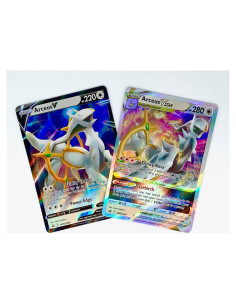 Lote de Cartas Pokémon Arceus V & Vstar - Promo Estrella Negra