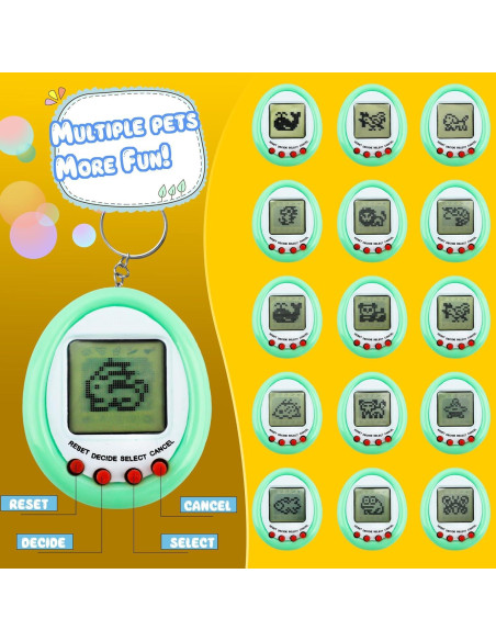 21 Llaveros Interactivos Mascotas Virtuales Conagel 5.8 cm