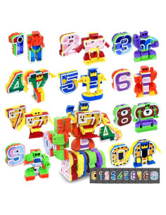 Juguete Transformador HOPANDOS 10 en 1 Animales STEM 3+