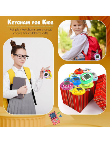 21 Llaveros Interactivos Mascotas Virtuales Conagel 5.8 cm