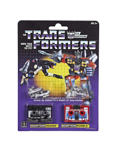 Transformers G1 Cassette 2-Pack Decepticons Ravage y Rumble