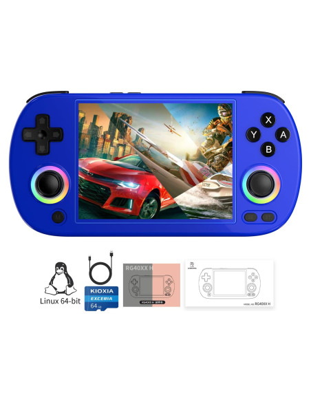 Consola de Juegos Portátil ANBERNIC RG40XX H 64GB Pantalla 4"