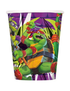 Vasos de Papel TMNT Tortugas Ninja 24 unidades 266ml 2
