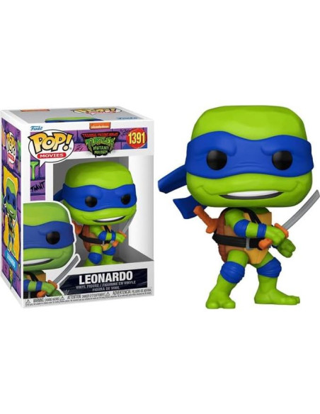 Figura de Vinilo Pop! Tortugas Ninja Leonardo Funko 9.5 cm Figura de Vinilo Pop! Tortugas Ninja Leonardo Funko 9.5 cm
