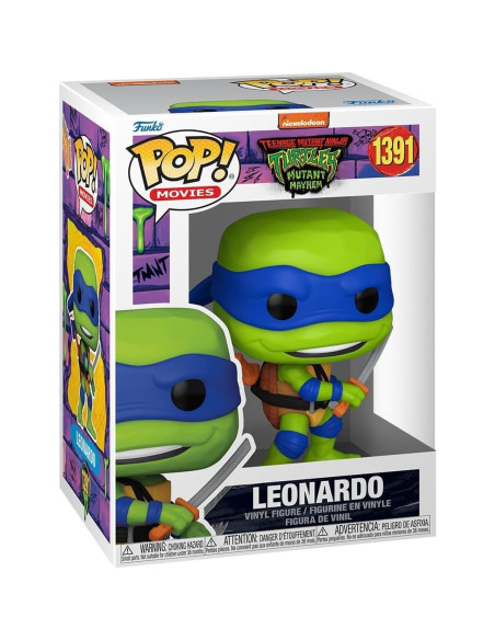 Figura de Vinilo Pop! Tortugas Ninja Leonardo Funko 9.5 cm Figura de Vinilo Pop! Tortugas Ninja Leonardo Funko 9.5 cm