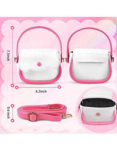 Cartera de Juego GJZZ para Niñas 3-8 Años - Set de Maquillaje Rosa