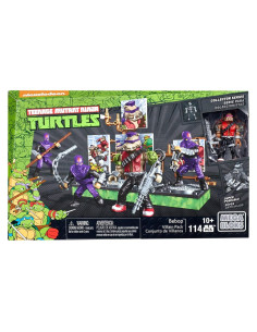 Paquete de Villano Bebop Mega Construx TMNT - 4 Figuras