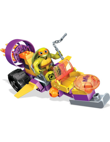 Mega Bloks Jet Cruiser de Mikey TMNT - Construcción 181g