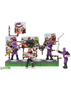 Paquete de Villano Bebop Mega Construx TMNT - 4 Figuras 2