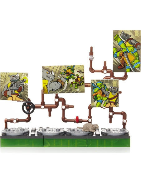 Set de Construcción Mega Bloks TMNT Rocksteady y Soldados Pie