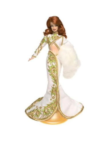 Muñeca Barbie Edición Limitada Bob Mackie Hollywood 37.1x26.9cm