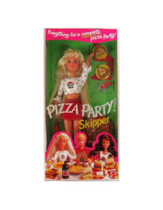Muñeca Skipper Fiesta de Pizza Mattel 1994 - 29.5 cm