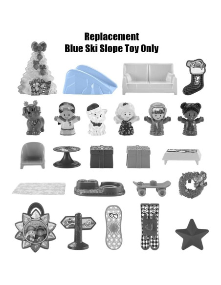 Repuesto Pendiente de Esquí Azul Fisher-Price HMK85