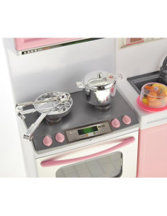 Juego de Cocina PowerTRC Rosa con Luz y Sonido 3 en 1 2